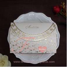 Modern Nice Foil Emboss Wedding Invitation Wordings